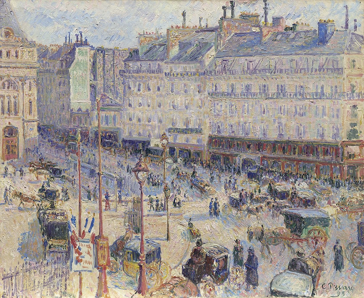 Place du Havre e Rue d'Amsterdam, Mattina, Sole - Art Institute of Chicago